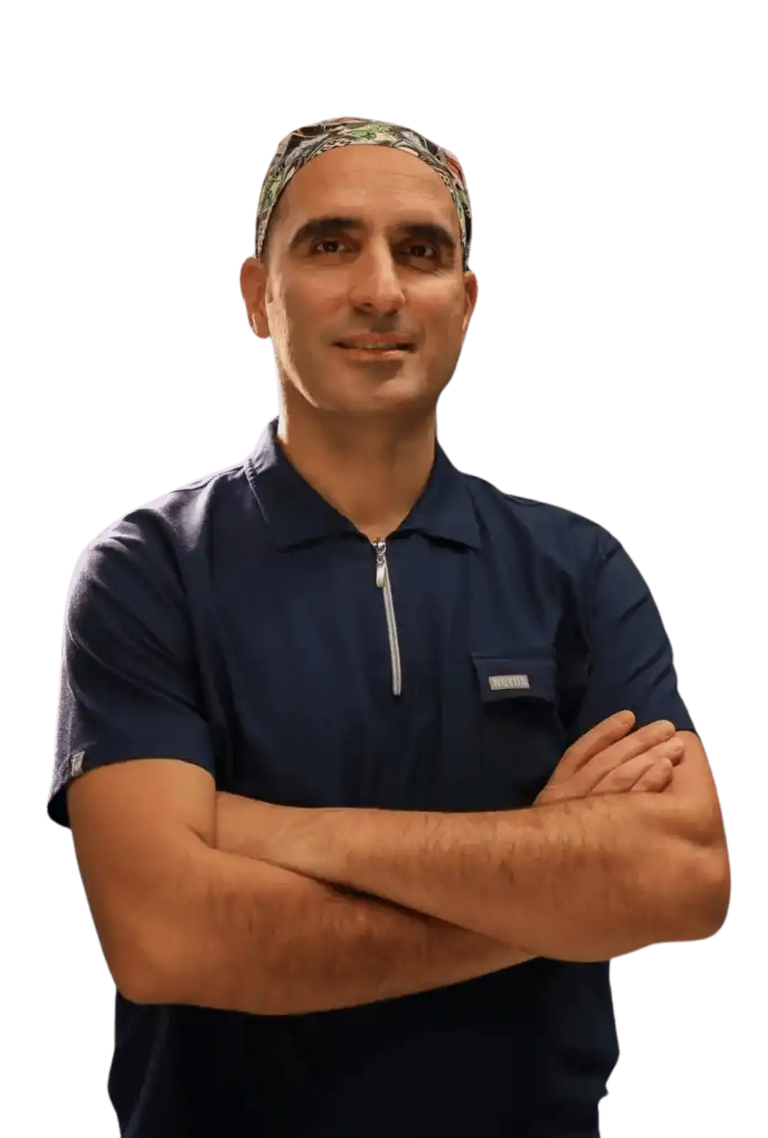 Bilgi Baca at the da Vinci Xi surgeon console